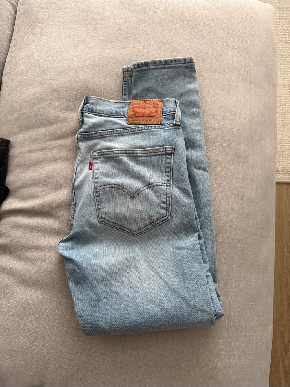 Levi's Men’s Light Wash Skinny Tapper Jeans